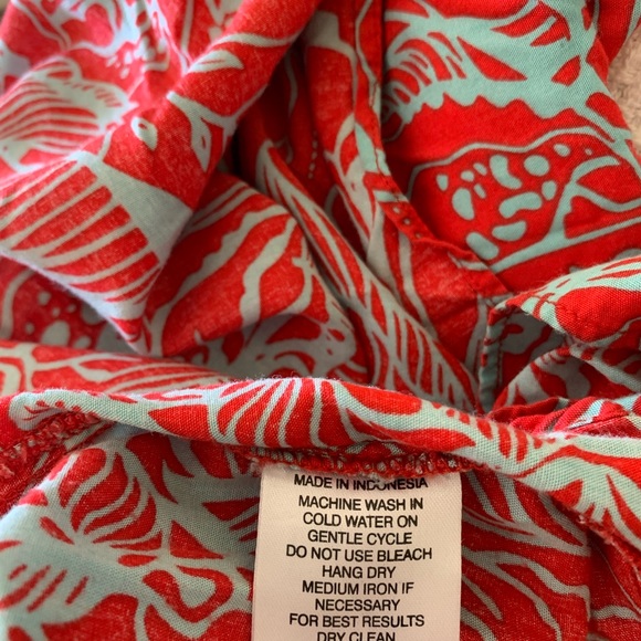 Escapada living Resort Wear Red  Maxi Dress medium - Picture 7 of 10